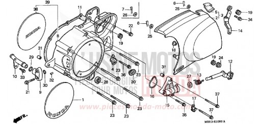 PANNEAU CARTER-MOTEUR G. VT1100C3X de 1999